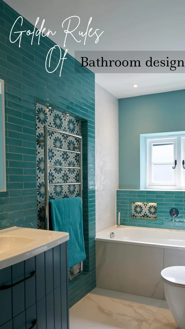 Designing a Luxury Bathroom? Don’t Miss These 6 Expert Essentials.

Luxury starts with layout
A well-designed bathroom should feel intuitive, with clear movement between key areas. We recommend at least 700mm in front of each fixture—and 1500mm turning circles for accessible designs. Smart planning keeps it functional without ever compromising on style.

Smart storage

Blend open and closed options to keep your bathroom clutter-free and functional. From recessed niches to custom vanity units, tailored storage keeps the space feeling calm and considered—especially in family or accessible bathrooms.

Shower zones

Whether it’s a walk-in or an enclosed cubicle, we recommend at least 900mm x 900mm for comfort—more for that luxury feel. Walk-in, level-access designs are perfect for modern, accessible bathrooms, combining style with practical ease. Getting creative with this space can give you the luxury bathroom you need.

Design rule: hide the loo.

The WC shouldn’t be the first thing you see—tuck it behind a door or screen it subtly. In larger bathrooms, a separate enclosure adds luxury and privacy. Accessible layouts? We handle that too—beautifully.

Maximise natural light

Nothing lifts a bathroom like sunlight. Plan your layout around windows, and use frosted glass or clever mirror placement to keep things bright and private. Natural light makes the space feel bigger, fresher and paired with mirrors and task lighting it’ll be more luxurious with no extra square footage required

Choose high-impact materials

Luxury bathrooms are defined by the details you can see and feel. Natural stone, large-format tiles, brass hardward, and timber accents bring depth, texture, and elegance. These materials don’t just look good—they set the tone for the entire space.

#luxurybathroom #bathroominspo #smartstorage #thebrightonbathroomcompany #hove #brighton #modernbathrooms