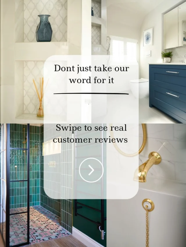 See what our customers really think……

#customerfeedback #bathroominspo #bathroomdesigns #neutralbathroom #boldbathroom #customerappreciation