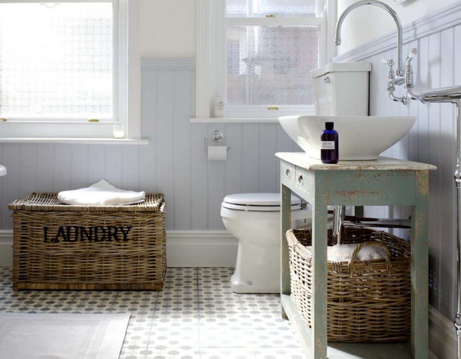 Image: Quirky on Trend Family Bathroom with Bespoke Cabinet